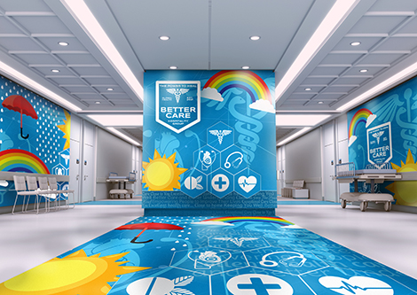 AP-640 floor and wall prints